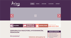 Desktop Screenshot of anima.edu.pl